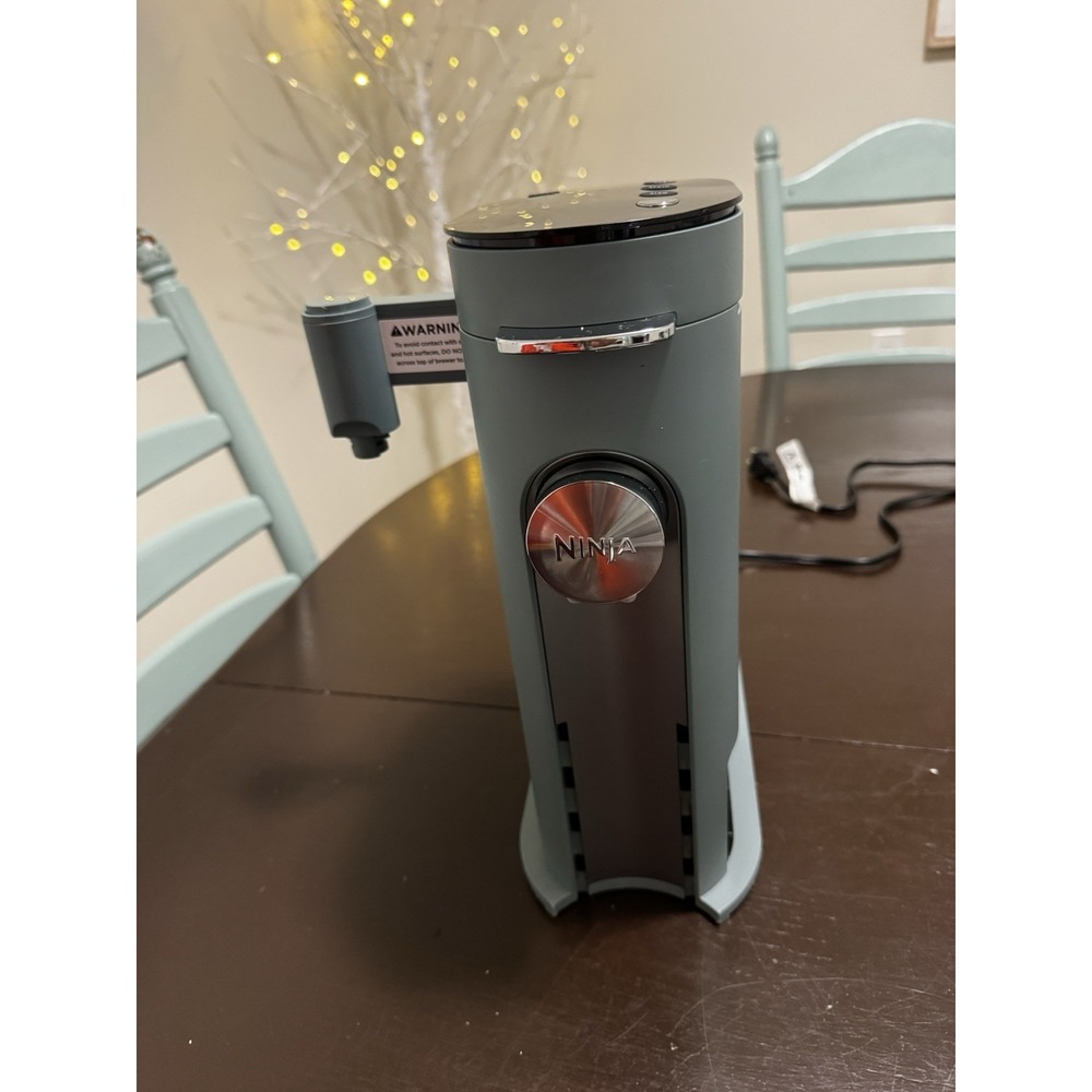 Ninja Filter Coffee Machine Gray/ Teal Electrical 24 oz Single Serve Read *